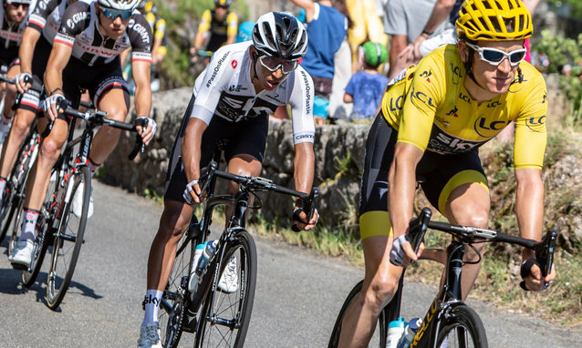 Pont-de-montvert-sud-mont-lozere,,France,-,July,21,,2018:,Egan,Arley,Bernal,Riding